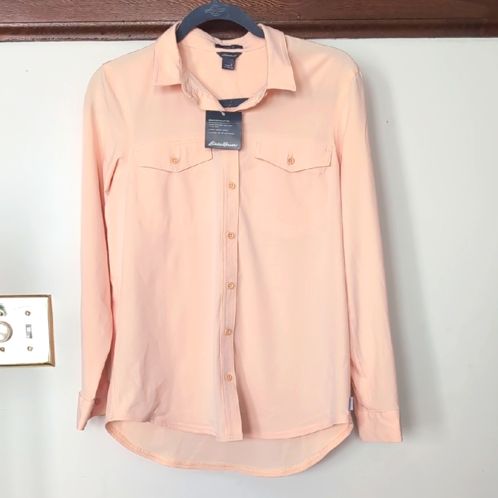 NWT Eddie Bauer Departure 2.0 Long Sleeve Button-Up Shirt